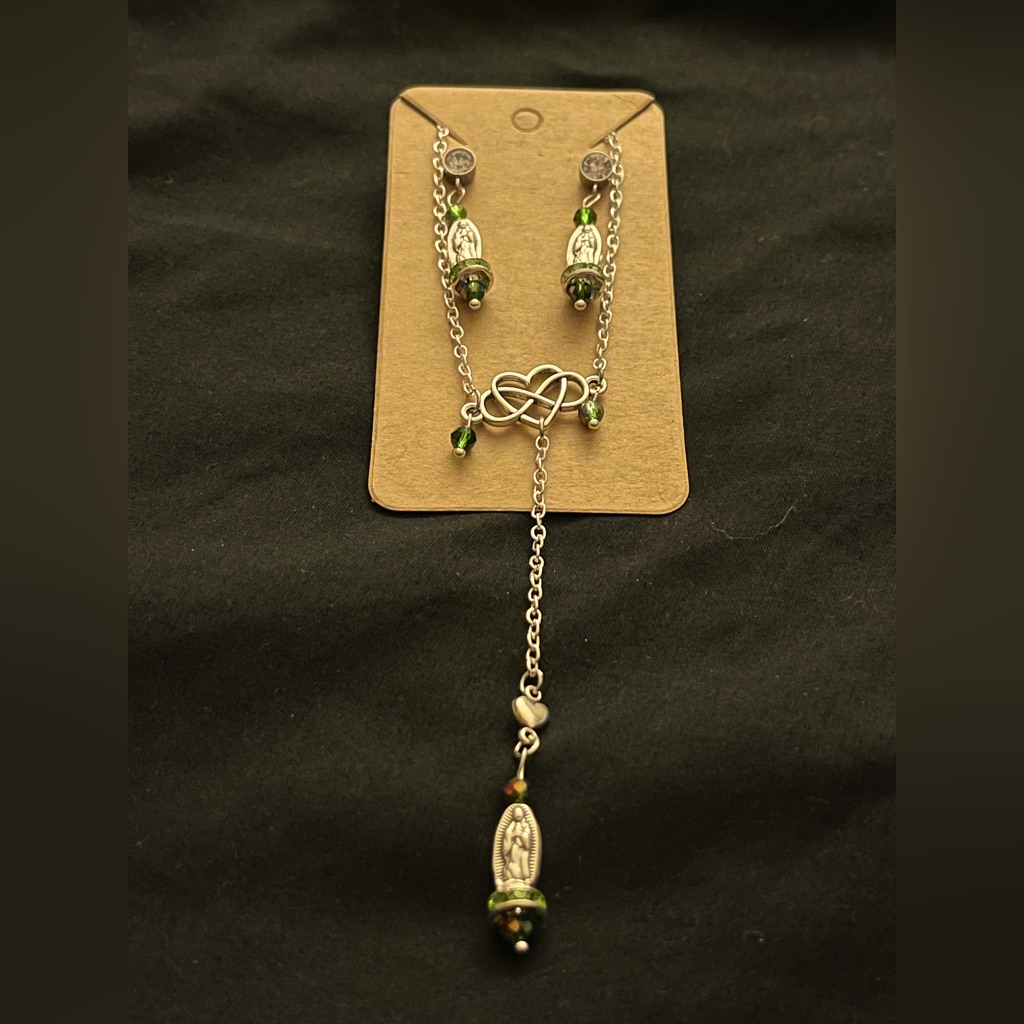 New Handmade Earrings And Necklace Set Celtic